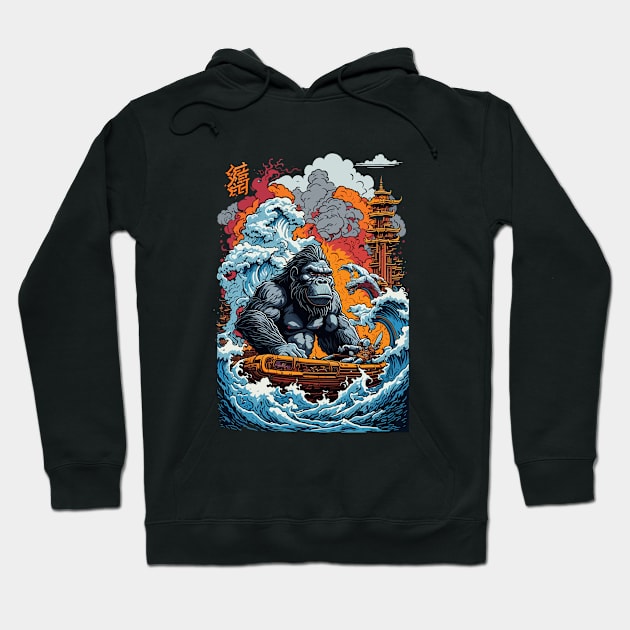 Bow To King Kong Hoodie by Robiart